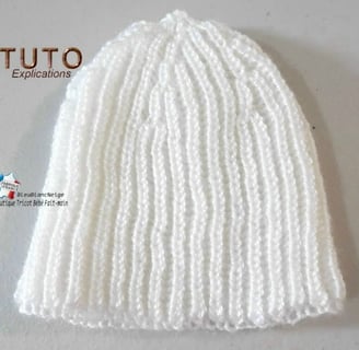 patron layette bonnet à tricoter