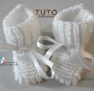 patron tricot bb chaussons gratuit