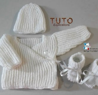 Modèles layette bébé,  TUTO, tricot bb, patron à tricoter