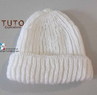 patron layette bonnet à tricoter