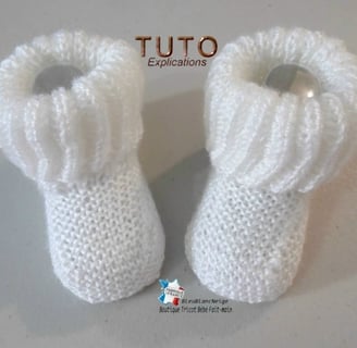 patron tricot bb chaussons gratuit