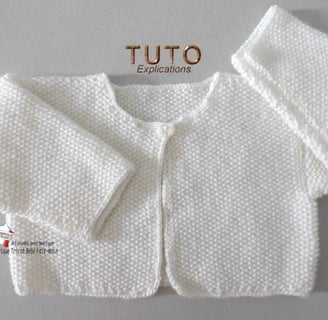 tuto tricot cardigan bébé tricotez-moi