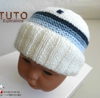 patron layette bonnet à tricoter