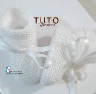 explications chaussons bb tuto gratuit