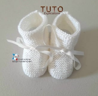 explications chaussons bb tuto gratuit