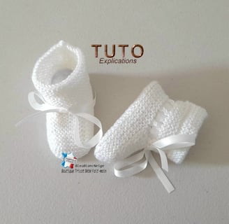 explications chaussons bb tuto gratuit