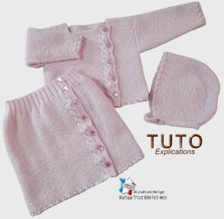 tuto tricot modèle bébé facile