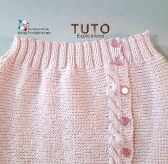 patron modèle jupe à tricoter