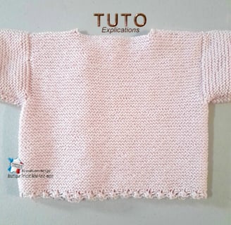 tuto tricot bb BRASSIÈRE facile