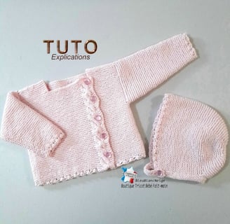 tuto tricot modèle bébé facile