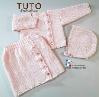 tuto tricot modèle bébé facile
