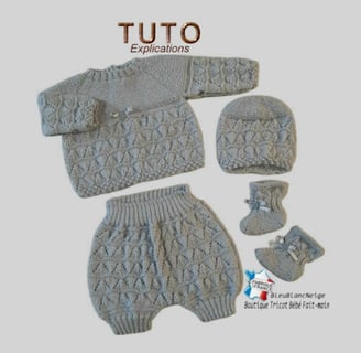 tuto tricot modèle bébé facile