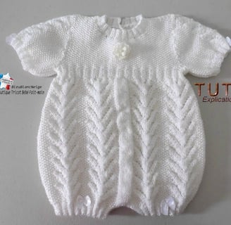 Modèle layette patron à tricoter