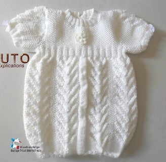 Modèle layette patron à tricoter