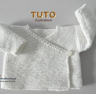 Modèle layette patron à tricoter