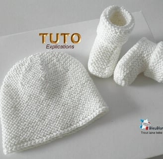 Modèle layette patron à tricoter