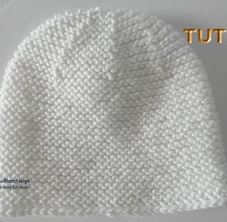 Modèle layette patron à tricoter