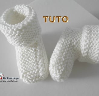 Modèle layette patron à tricoter