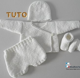 Modèle layette patron à tricoter