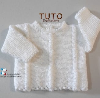 Ensemble bb à tricoter patron