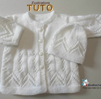 vêtements tricot bébé tuto layette à tricoter