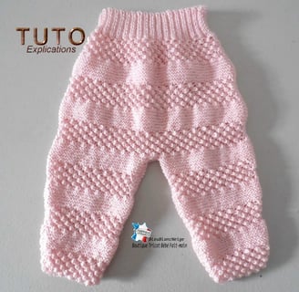 Modèle layette patron à tricoter