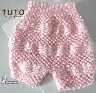 Modèle layette patron à tricoter
