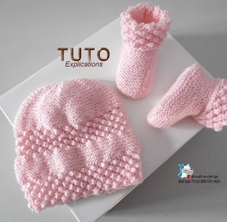 Modèle layette patron à tricoter