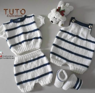 explications layette tricot bb marin