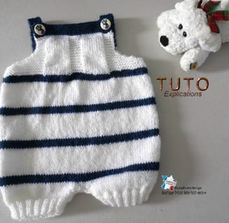 salopette marin tuto tricot bb