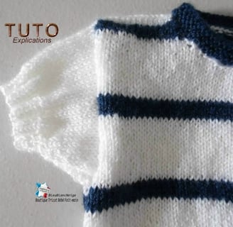 Modèle Marin tricot bb à tricoter