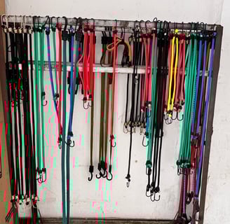 storing bungee cords