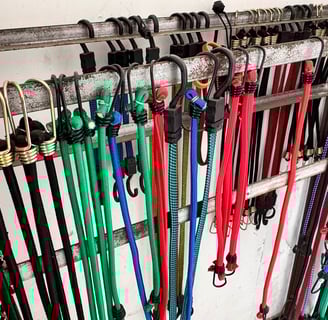 storing bungee cords
