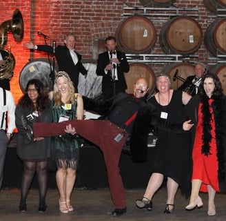 Greg Poppleton 1920s Band and Murder Master® with a 1920s Murder Mystery Party 