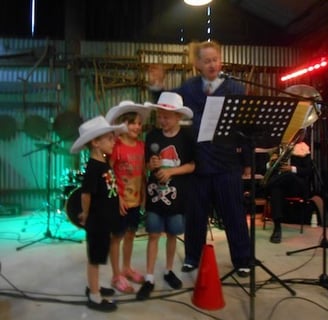 Christmas party 1920s jazz band