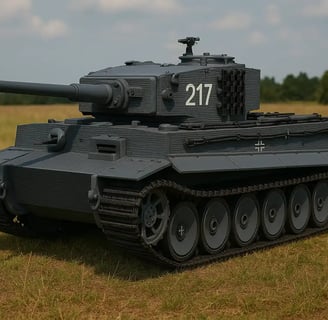 tanque a control remoto tiger 1 