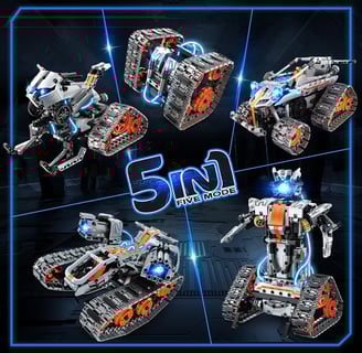 Robot a control remoto 5 en 1