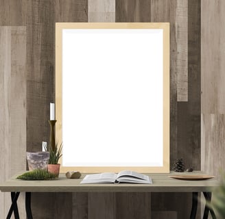 Reclaimed wood accent wall design for Delhi living rooms