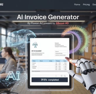 Comparison: Traditional vs AI-powered invoice creation workflow