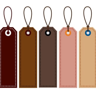 Rongzhiyue: unique colorful tags for garments