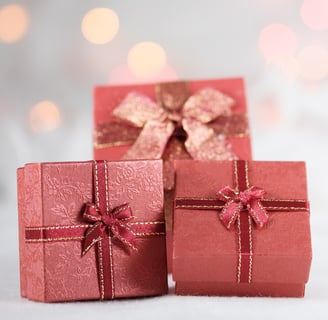 Rongzhiyue: sparkle red ribbons for gift wrap