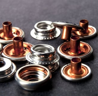 Rongzhiyue: Metal snap fasteners or metal buttons for garments
