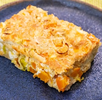 Receita de Torta de Legumes Low Carb com Farinha de Amêndoas