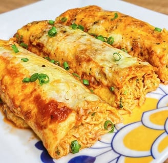 Receita de Panqueca Salgada com Farinha de Aveia e Recheio Proteico