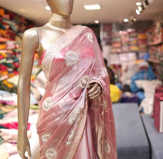 Authentic Chanderi silk sarees