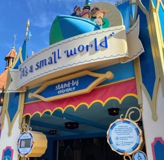 a small child's play area at the disneyland world