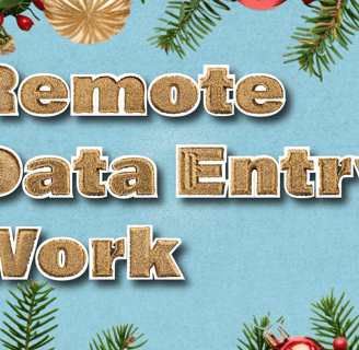Remote Data entry work