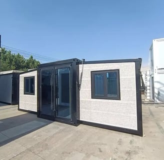 White Expandable Container House