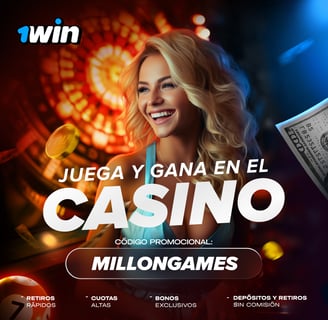 Juega y gana en el casino millongames