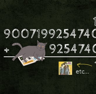 Long addition walkthrough, plus funny animals